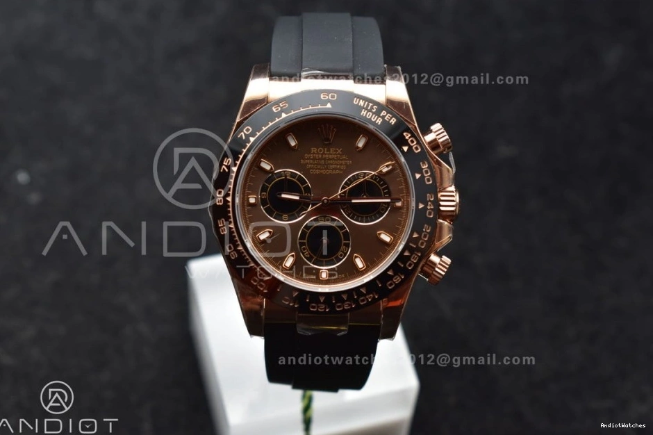 Daytona 749 Edition (Gain Best Oyster-flex on ZF 116515 SH4130 Dial 1:1 Strap Chocolate Weight) DailyWear Black LN 0407